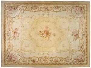 Antique French Aubusson - Item #  28459 - 20-0 H x 16-0 W -  Circa 1890