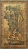 Period Antique French Aubusson Rustic Tapestry - Item #  28558 - 8-9 H x 4-0 W -  Circa 18th Century