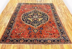 Antique Persian Ferahan Sarouk - Item #  28576 - 9-10 H x 7-5 W -  Circa 1900