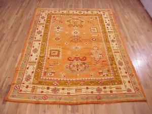 Antique Turkish Oushak Angora - Item #  28597 - 10-5 H x 7-1 W -  Circa 1910