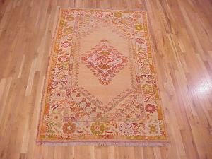 Antique Turkish Oushak Angora - Item #  28700 - 6-8 H x 4-0 W -  Circa 1910