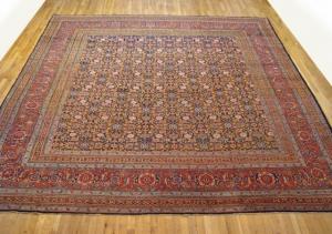 Antique Persian Tabriz - Item #  28745 - 13-2 H x 12-0 W -  Circa 1910