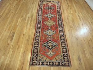 Antique Persian Tabriz - Item #  28923 - 11-8 H x 3-2 W -  Circa 1900