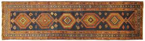 Antique Persian Heriz - Item #  28962 - 13-3 H x 3-7 W -  Circa 1910