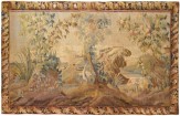 Period Antique Flemish Chinoiserie Landscape Tapestry - Item #  29072 - 8-5 H x 14-3 W -  Circa 17th Century
