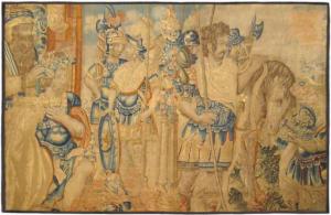 Period Antique French Aubusson Mythological Tapestry - Item #  29192 - 8-0 H x 11-0 W -  Circa 17th Century