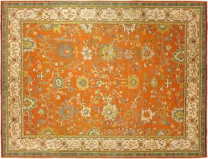 Antique Turkish Oushak - Item #  29205 - 15-9 H x 12-0 W -  Circa 1900