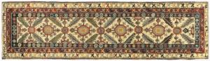 Antique Caucasian Kazak - Item #  29501 - 10-7 H x 2-10 W -  Circa 1900