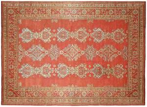 Antique Turkish Oushak - Item #  29592 - 13-5 H x 10-7 W -  Circa 1920