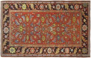 Antique Persian Bidjar - Item #  29604 - 5-5 H x 3-6 W -  Circa 1900