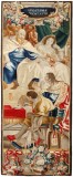 Period Antique Brussels Historical Tapestry - Item #  29654 - 12-5 H x 4-2 W -  Circa 17th Century