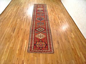 Antique Persian Serapi - Item #  29701 - 14-6 H x 3-3 W -  Circa 1910