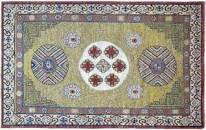 Antique Turkestan Khotan - Item #  29784 - 6-7 H x 4-4 W -  Circa 1900