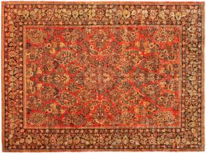 Antique Persian Sarouk - Item #  29826 - 11-7 H x 9-0 W -  Circa 1920