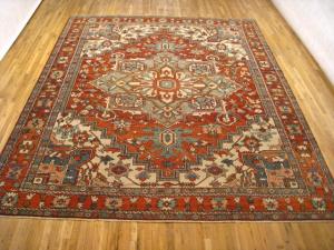 Antique Persian Serapi - Item #  29929 - 12-0 H x 10-7 W -  Circa 1900