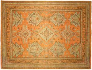 Antique Turkish Oushak - Item #  31031 - 14-8 H x 12-0 W -  Circa 1920