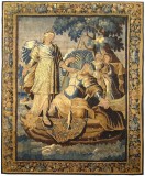 Period Antique French Mythological Tapestry - Item #  31123 - 9-0 H x 7-3 W -  Circa 17th Century