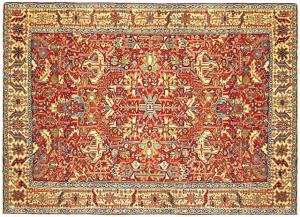 Antique Persian Heriz - Item #  31178 - 11-3 H x 9-0 W -  Circa 1920