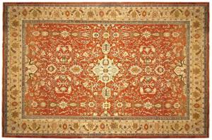 Antique Persian Ziegler - Item #  31312 - 17-3 H x 12-2 W -  Circa 1900