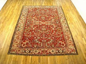 Vintage Persian Heriz - Item #  31378 - 10-5 H x 8-0 W -  Circa 1930