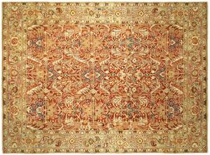 Antique Persian Heriz - Item #  31468 - 9-0 H x 7-7 W -  Circa 1920