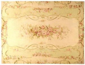 Antique French Aubusson - Item #  31502 - 14-0 H x 10-9 W -  Circa 1890