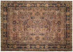 Antique Indian Indo Tabriz - Item #  31529 - 15-7 H x 12-0 W -  Circa 1920