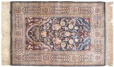 Antique Turkish Silk Hereke - Item #  31709 - 4-6 H x 3-0 W -  Circa 1920