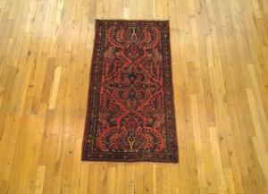 Antique Persian Sarouk - Item #  31869 - 4-0 H x 2-0 W -  Circa 1900