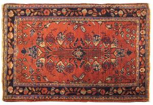 Antique Persian Sarouk - Item #  31872 - 2-7 H x 2-0 W -  Circa 1920