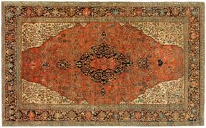 Antique Persian Ferahan Sarouk - Item #  31946 - 12-0 H x 8-8 W -  Circa 1890