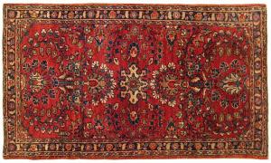 Antique Persian Sarouk - Item #  31973 - 4-0 H x 2-0 W -  Circa 1900