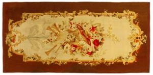 Antique French Aubusson - Item #  31976A - 7-2 H x 3-9 W -  Circa 1880