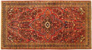 Antique Persian Sarouk - Item #  32089 - 4-0 H x 2-1 W -  Circa 1920