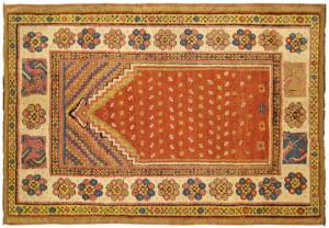 Antique Turkish Bergamo - Item #  32166 - 4-2 H x 3-4 W -  Circa 1880