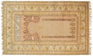 Vintage Turkish Prayer - Item #  32225 - 6-0 H x 4-4 W -  Circa 1940