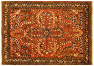 Antique Persian Sarouk - Item #  32238 - 2-6 H x 2-0 W -  Circa 1920