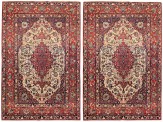 Antique Persian Isphahan - Item #  32368,32369 - 7-4 H x 4-9 W -  Circa 1900