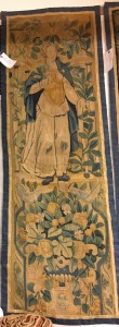 Period Antique Flemish Flemish Tapestry - Item #  32438 - 5-0 H x 1-9 W -  Circa 17th Century