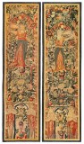 Antique Brussels Brussels Tapestry - Item #  352172,352174 - 5-9 H x 2-0 W -  Circa Late 16th Century