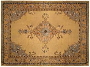 Vintage Turkish Oushak - Item #  35515 - 12-5 H x 10-0 W -  Circa 1930