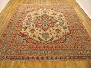 Antique Persian Heriz - Item #  29886 - 13-2 H x 10-8 W -  Circa 1910