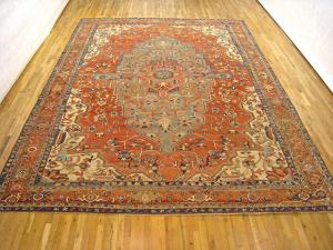 Antique Persian Serapi - Item #  29953 - 14-2 H x 11-0 W -  Circa 1900