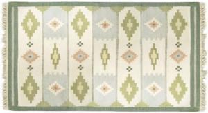 New Pakistan Flat Weave - Item #  45075 - 2-0 H x 2-0 W -  Circa New