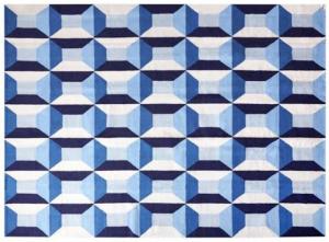 New Pakistan Flat Weave - Item #  45082 - 2-0 H x 2-0 W -  Circa New