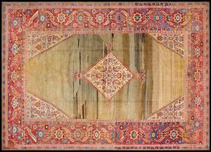 Antique Persian Bakshaish - Item #  23362 - 12-7 H x 9-1 W -  Circa 1900